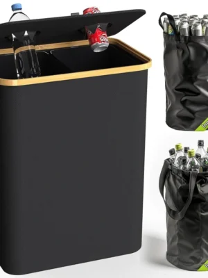 Plastic Bottle Garbage Can