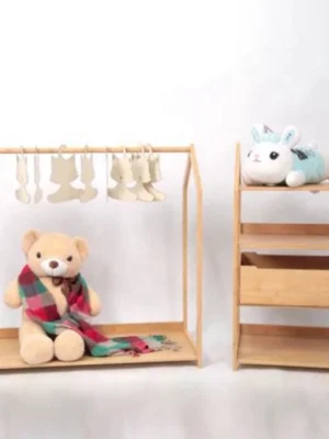 Childrens Bamboo Clothes Hanger