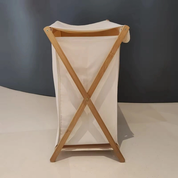 Bamboo Folded To Dirty Laundry Hamper - 图片 4