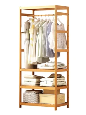 Bamboo Dress Display Rack