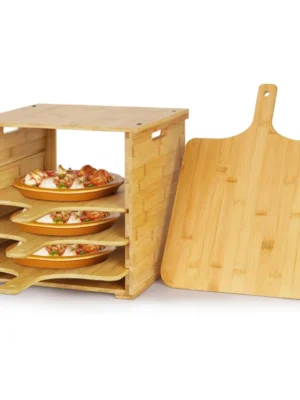 Bamboo Pizza Peel Rack