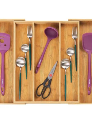 Bamboo Kitchen Drawer Organizer