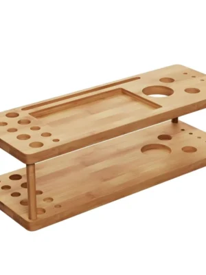 Bamboo Makeup Brush Holder