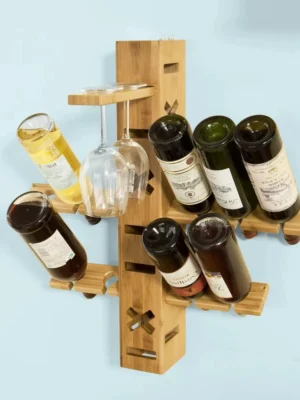 Wall Mounted Wine Glass Rack