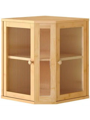 Bamboo Corner Bread Bin