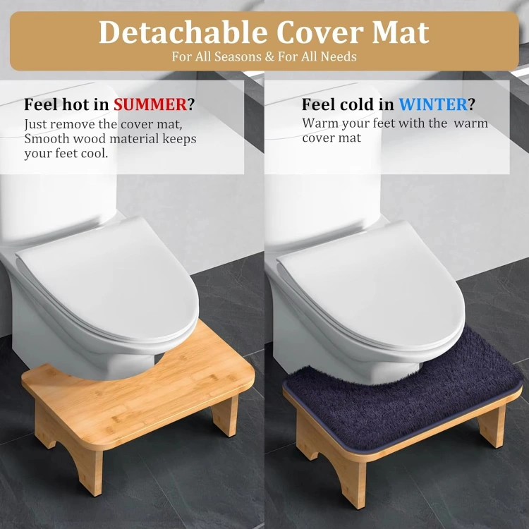 Bamboo Squatty Potty Footstool - 图片 6