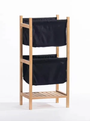 Bamboo Fabric Laundry Basket Storage