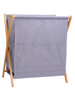 Bamboo Double Laundry Hamper